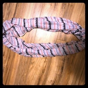 Pastel colored scarf